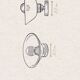 Pitchoun wall lamp in white terracotta