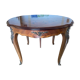 Round table décor in rosewood flower Louis XV