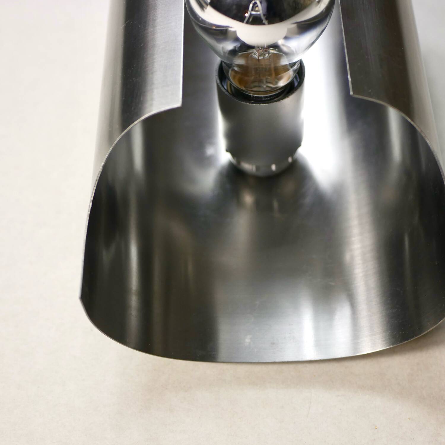 70s chrome wall light