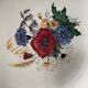 Series of 9 Sarreguemines France soup plates, Agreste collection