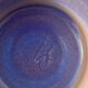 Organic teapot in blue ceramic