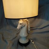 1970s ceramic horse lamp