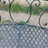 Banc de jardin en fer ancien