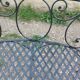 Banc de jardin en fer ancien