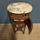 Louis XVI style oak bedside table