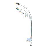 Muguet floor lamp (5 arms) by Christian Koban - in chrome - 1970s