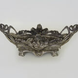 Jardinière en bronze argenté époque Art Nouveau