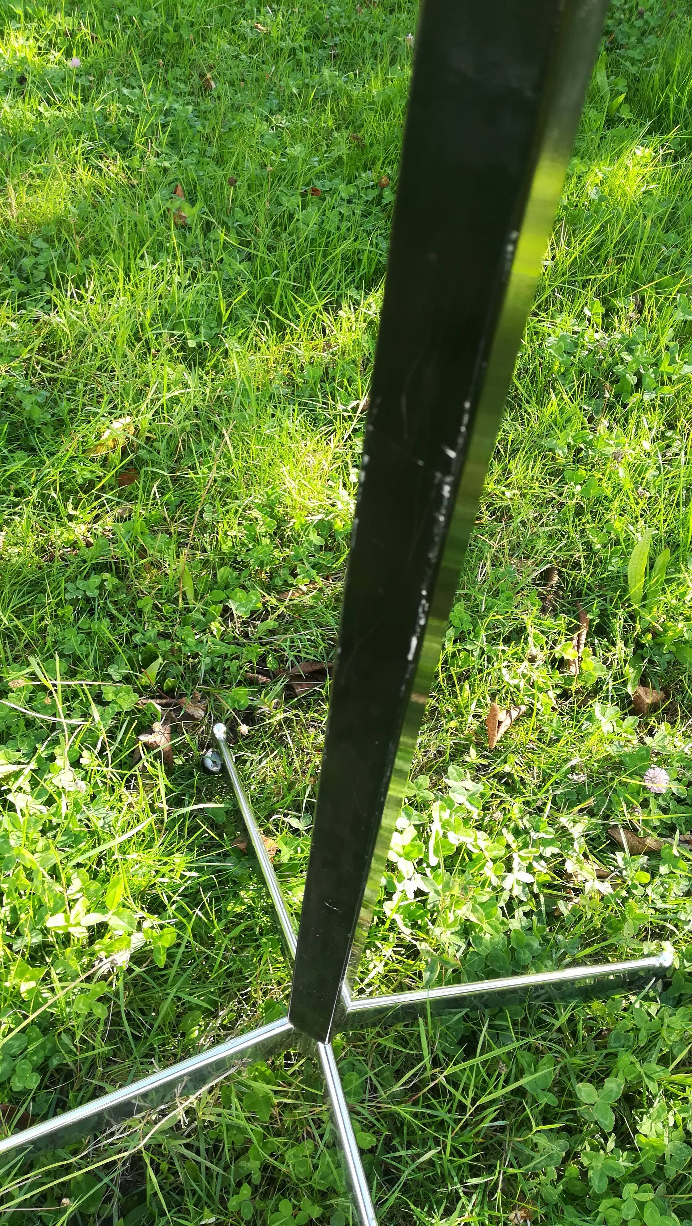 Coat rack on stainless steel stand year 70/80