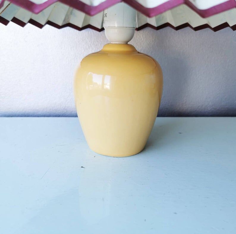 Lampe en céramique 80s