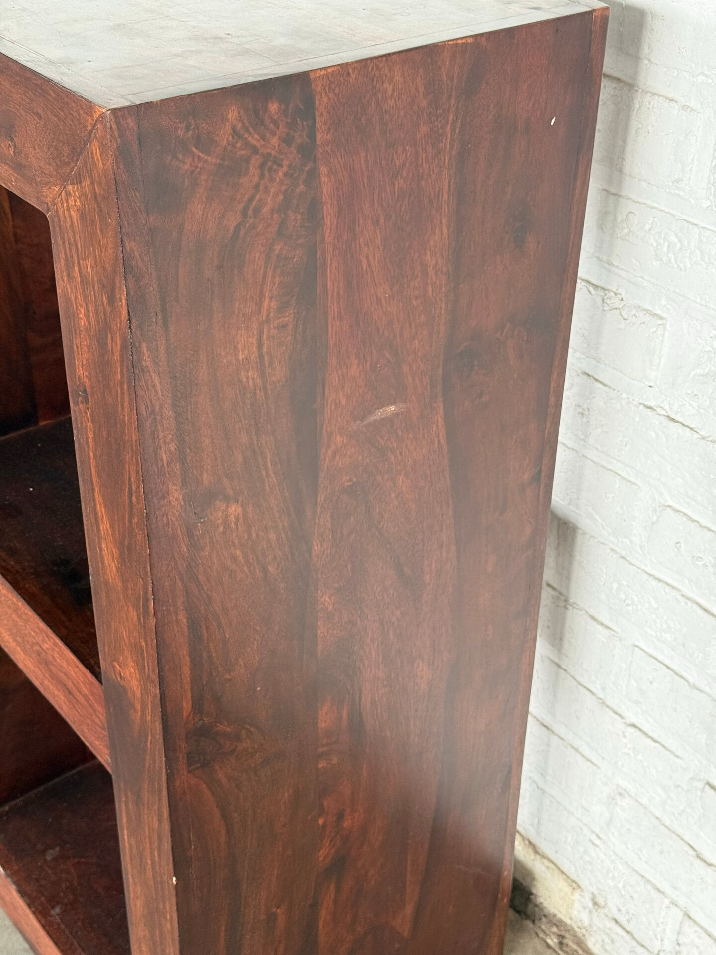Large Solid Wood Open Bookcase / Room Divider — 180 cm