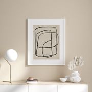 Abstract lines giclee print, 50x70cm