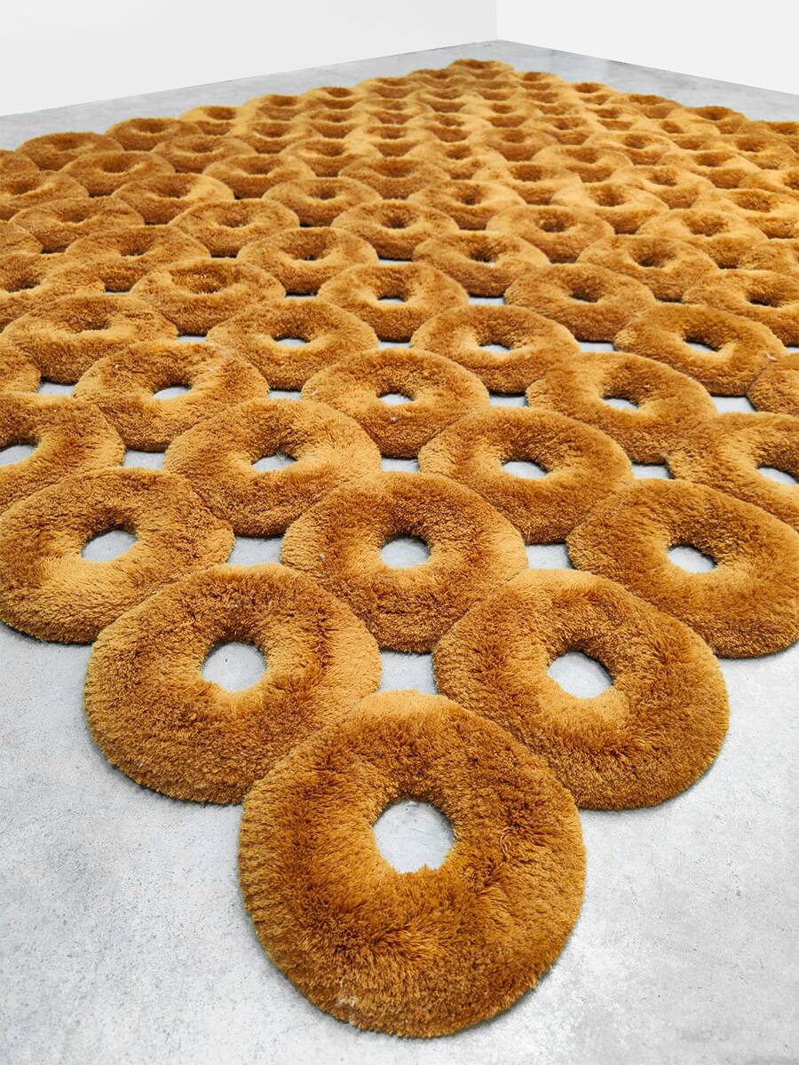 Dutch design donut rug tapestry Sabine Marcellis