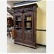 Antique impressive Breton display cabinet, bookcase