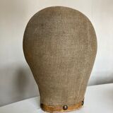 Mannequin head 1960 linen canvas