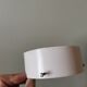 Vintage white opaline glass lamp globe ceiling light
