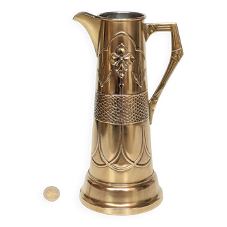 Art Deco brass pitcher 1930