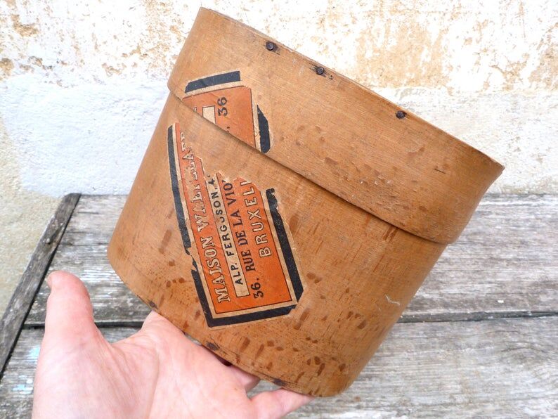 Old wooden box called lace box
