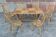 Table and 6 chairs made of bamboo and rattan