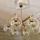 Lustre "Pastoral" en laiton avec six globes Hans-Agne Jakobsson