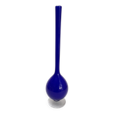 Vase soliflore en opaline bleu roi
