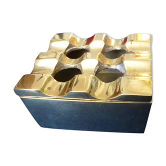 Scandinavian brass ashtray, 70s