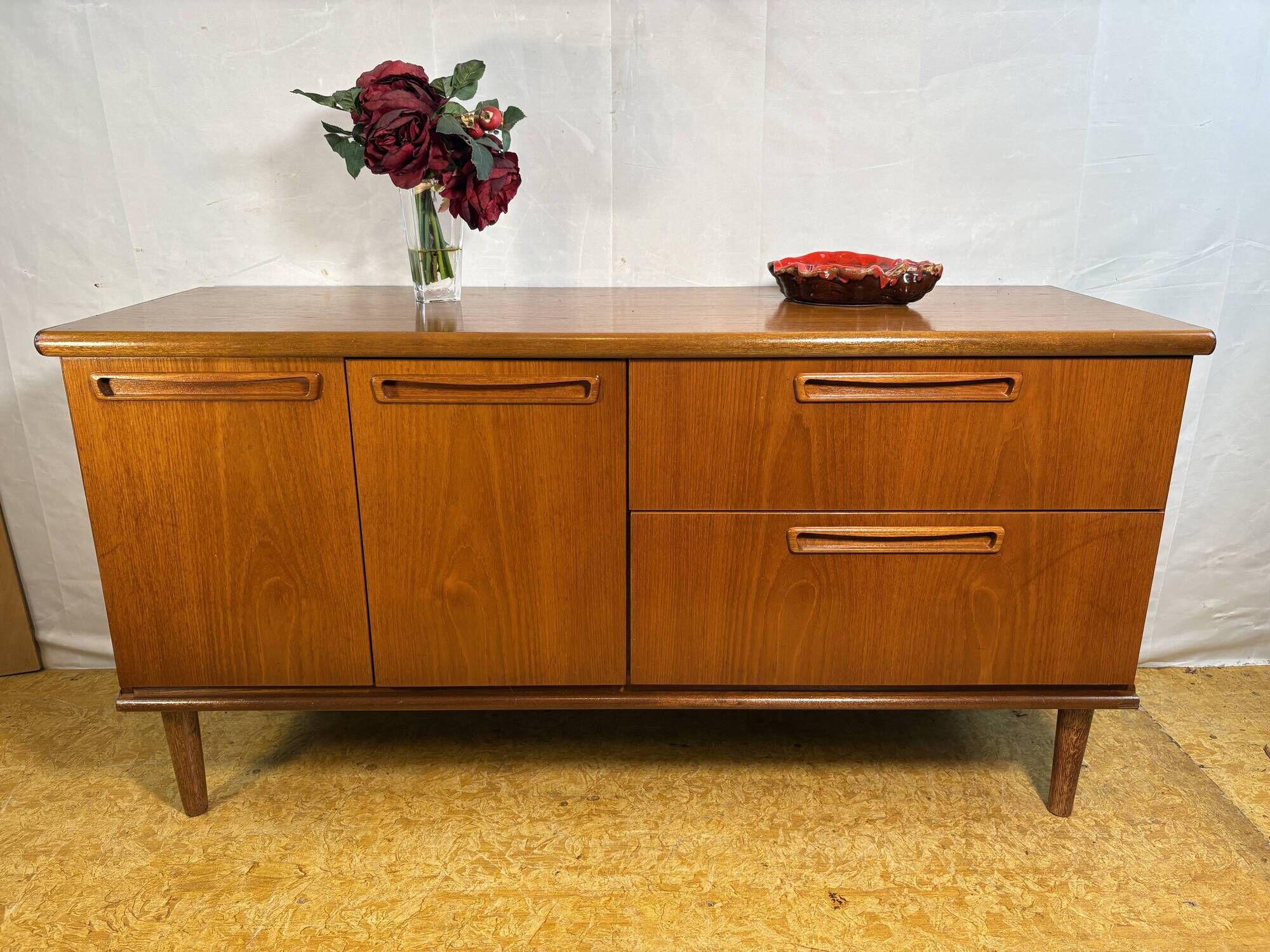 Vintage Meredew Teak Sideboard 1960s Mid-Century British   Design  Retro