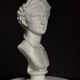 Buste en plâtre de l'empereur Auguste