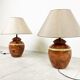 Paire de lampes de table chics, années 1980