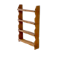 Burmese teak wall shelf