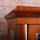 Antique Biedermeier Display Cabinet in Spruce, 1830s