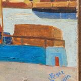 Marine painting signed Roger Jacquelin (1927/2008)