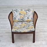 1970s, Danish design by Illum Wikkelsø, armchair model "Plexus", teak wood,