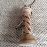 Pied de lampe en bois