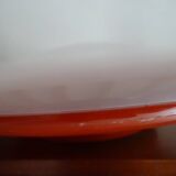 ARTEMIDE 1980 oval design wall light by Patrick Jouin orange/white 1