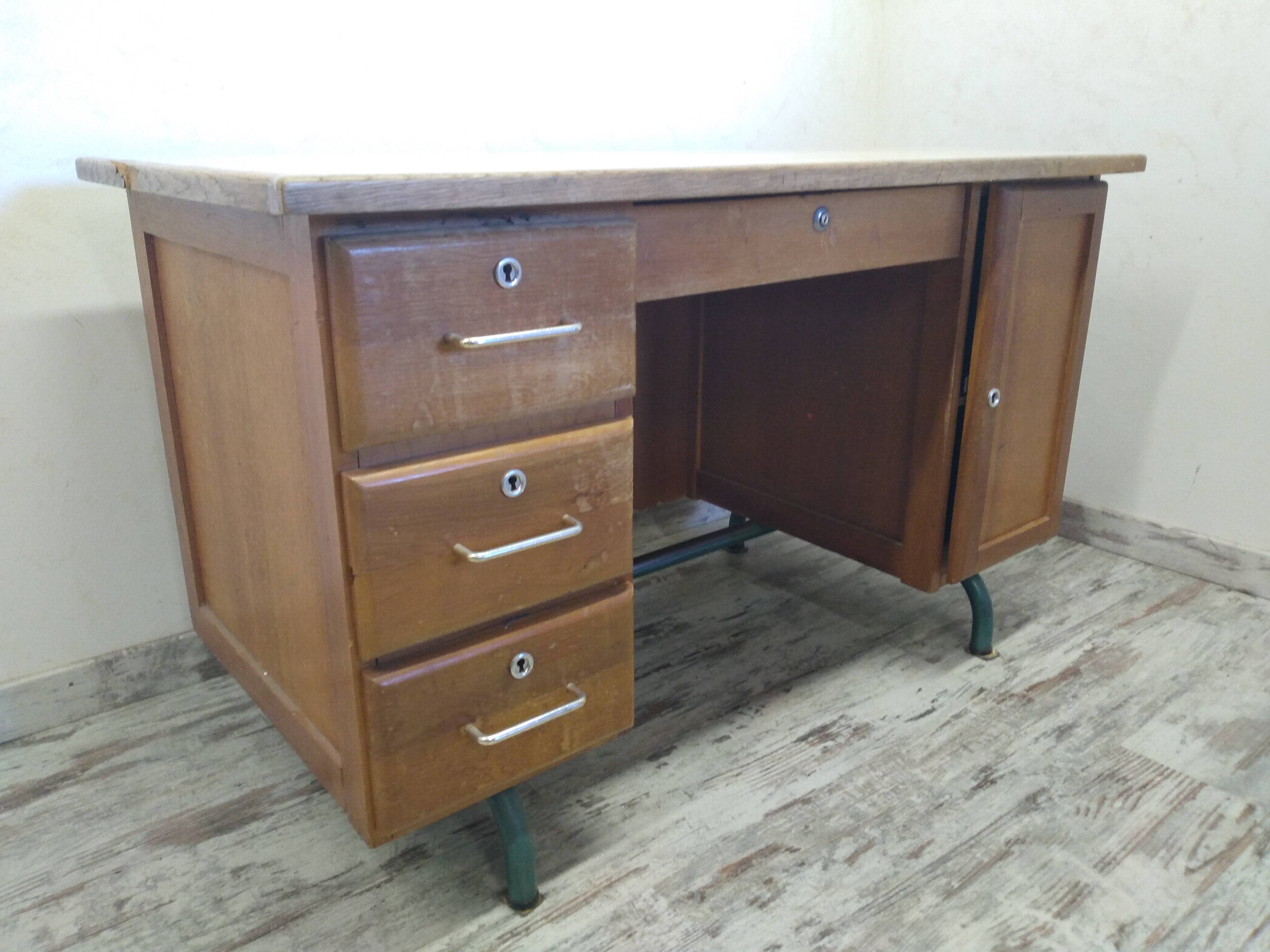 Old schoolmaster's desk