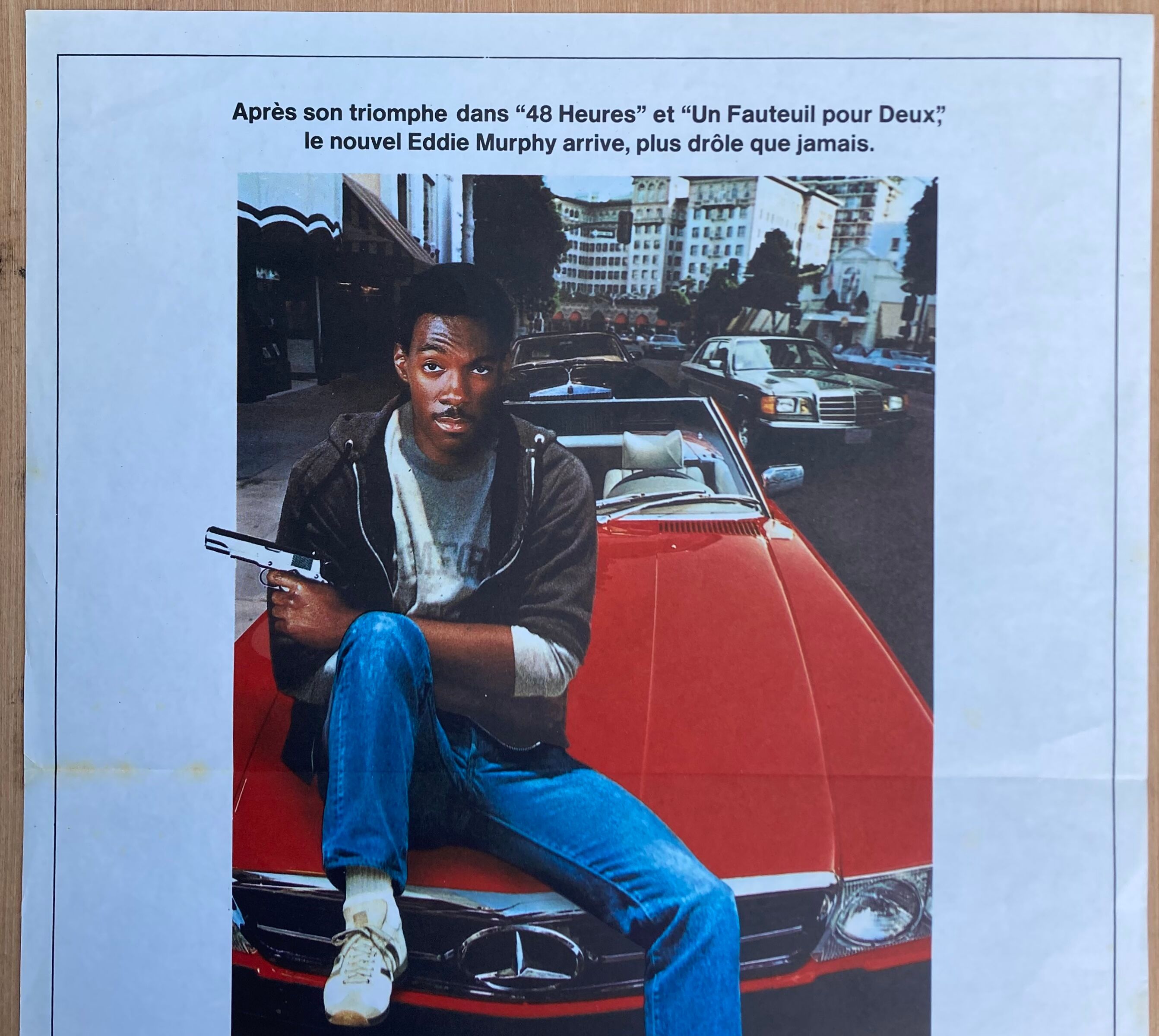 Affiche cinéma originale "Le flic de Beverly Hills" Eddie Murphy