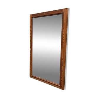 Grand miroir porte d'armoire vintage, années 40 /50