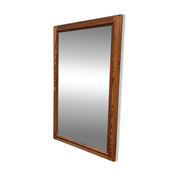 Grand miroir porte d'armoire vintage, années 40 /50