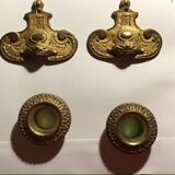 Paire d’appliques en bronze doré