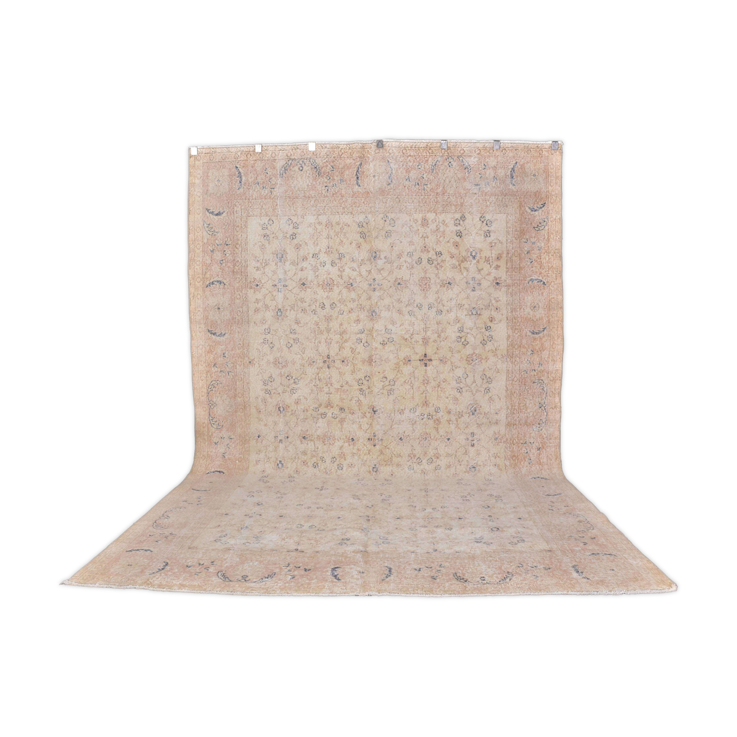 Oushak Neutral Vintage Carpet sku 2359