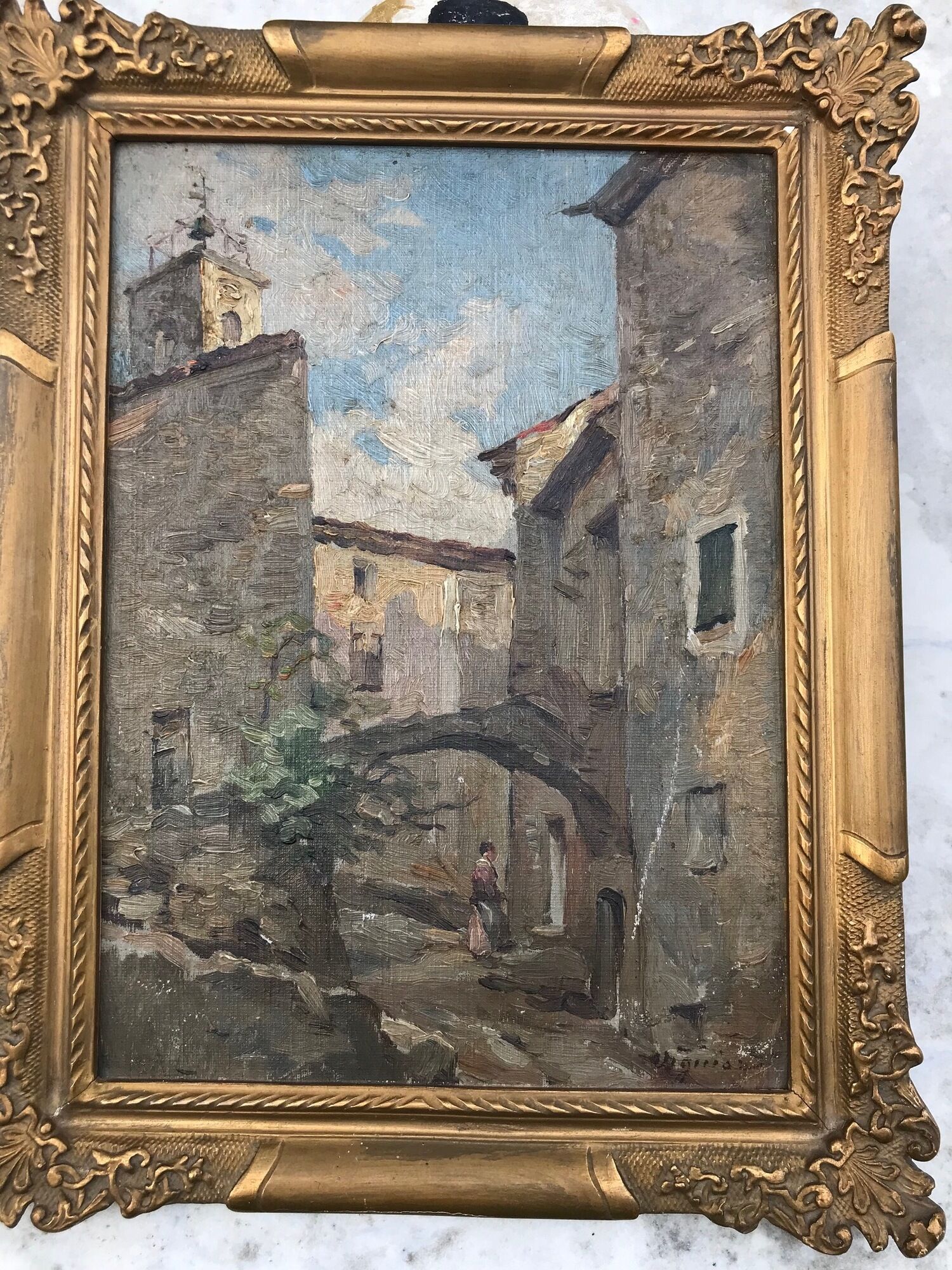 Painting by Fortuné Viguier