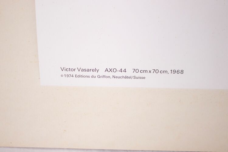 Victor Vasarely Axo-44