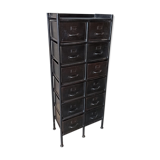 Black metal cabinet 12 lockers