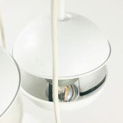 Lustre en cascade de l'ère spatiale par Klaus Hempel pour Kaiser Leuchten, Allemagne, 1972