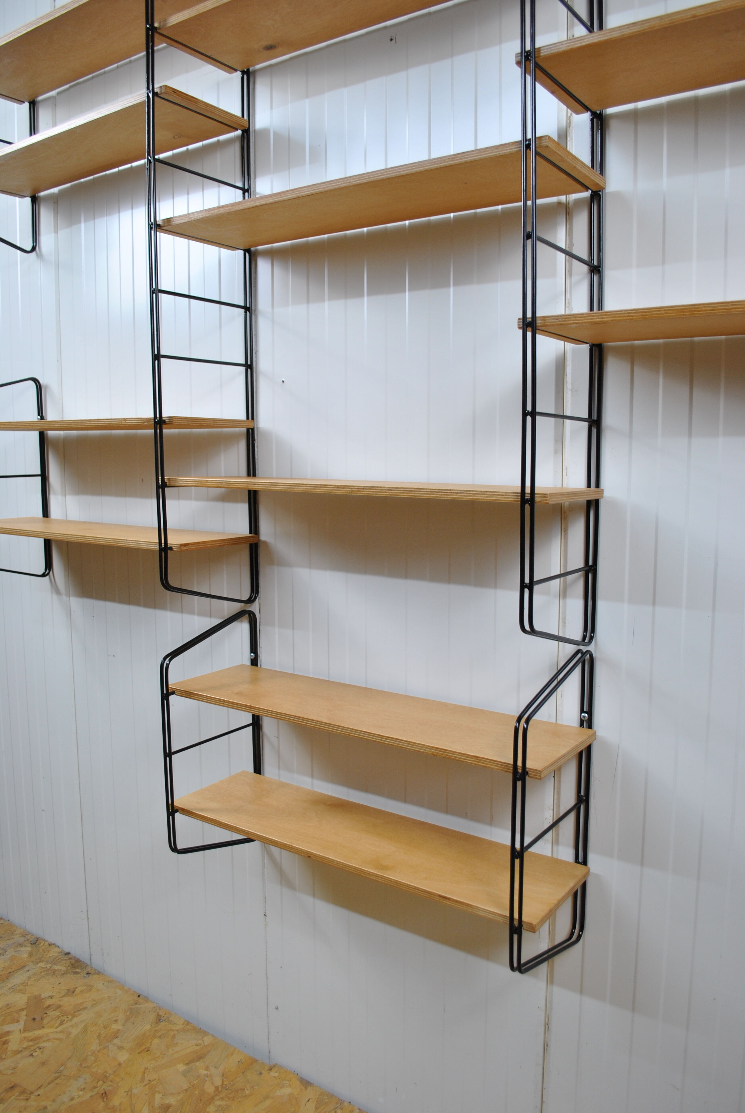 Etagère bibliothèque modulable murale 1970