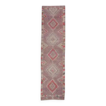 Turkish Hand-Knotted Runner 80x314