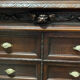 Antique writing desk with drawers