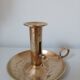 Brass candle holder, cellar rat