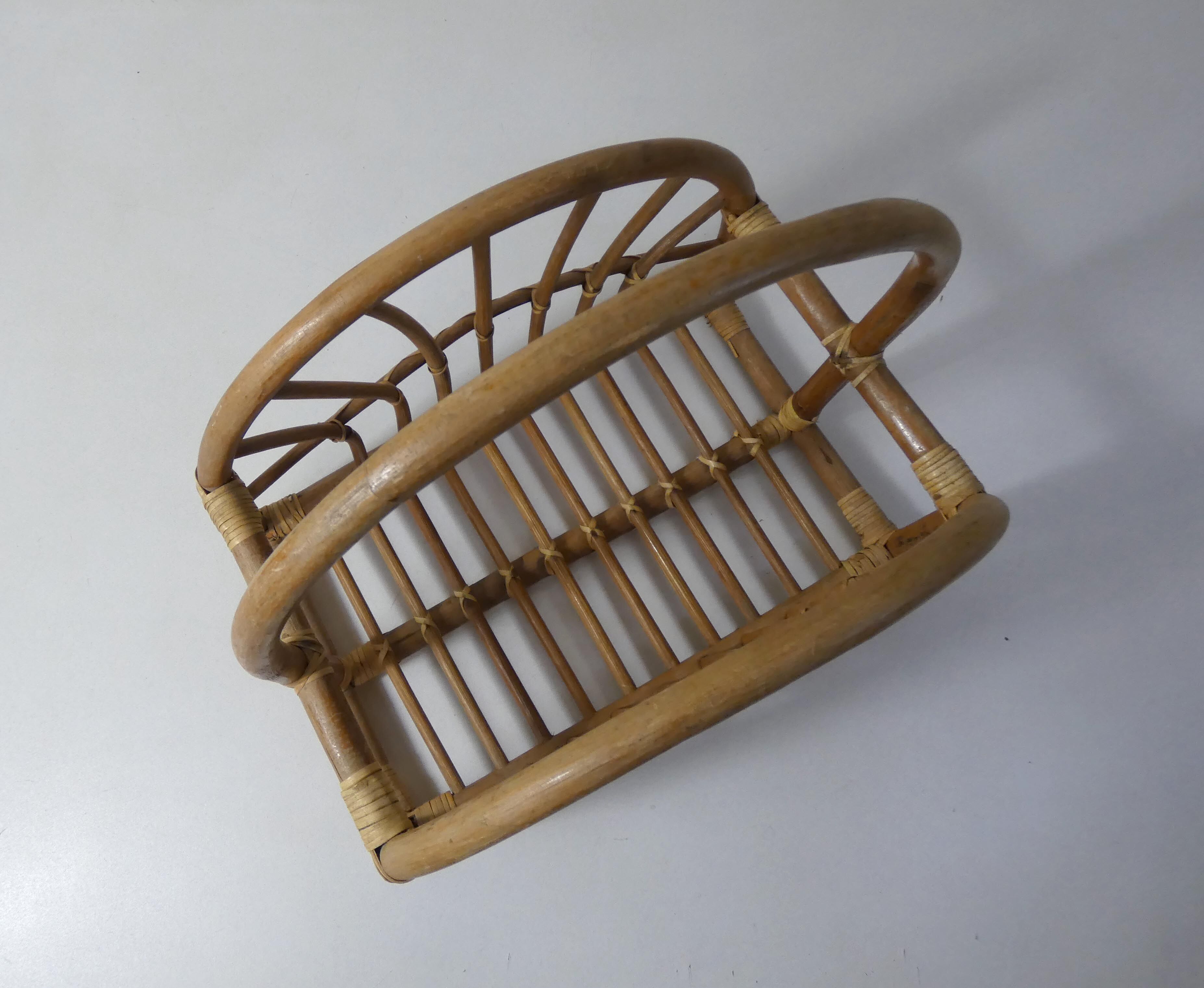 Rattan magazine door