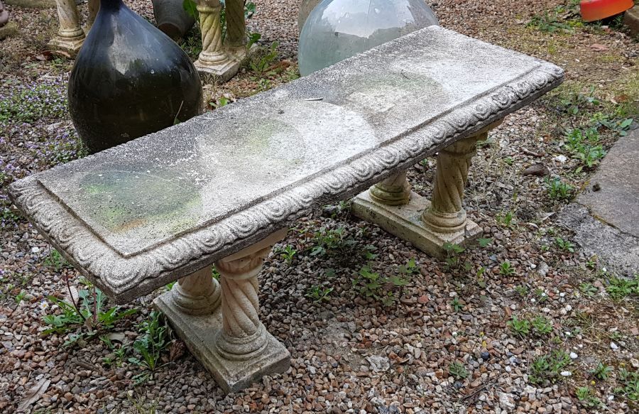 Stone bench